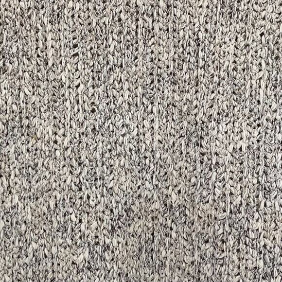 H&M Neutral/Tan Marled Cotton Blend Oversized Chunky Knit Sweater/Tunic, S - Picture 9 of 13